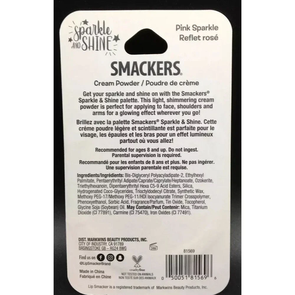 Lip Smackers Best Flavor Ever Strawberry Lemonade Chic & Sparkle And Shine.￼